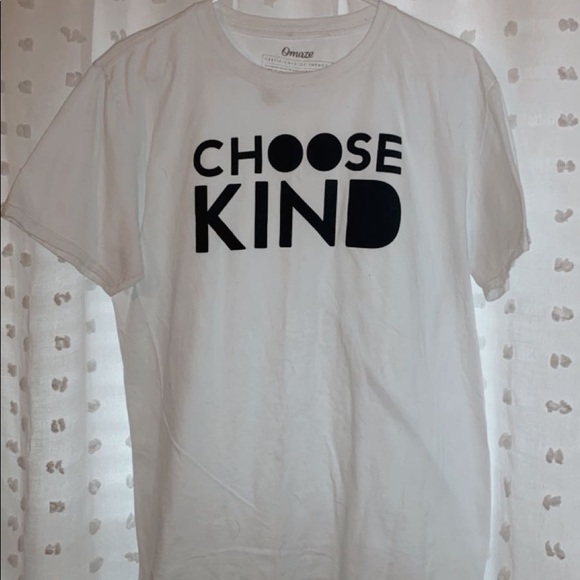 Tops - Choose Kind white tee